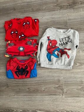 MARVEL Toddler Boys PJS  and  Sweatshirts Lot | 3T